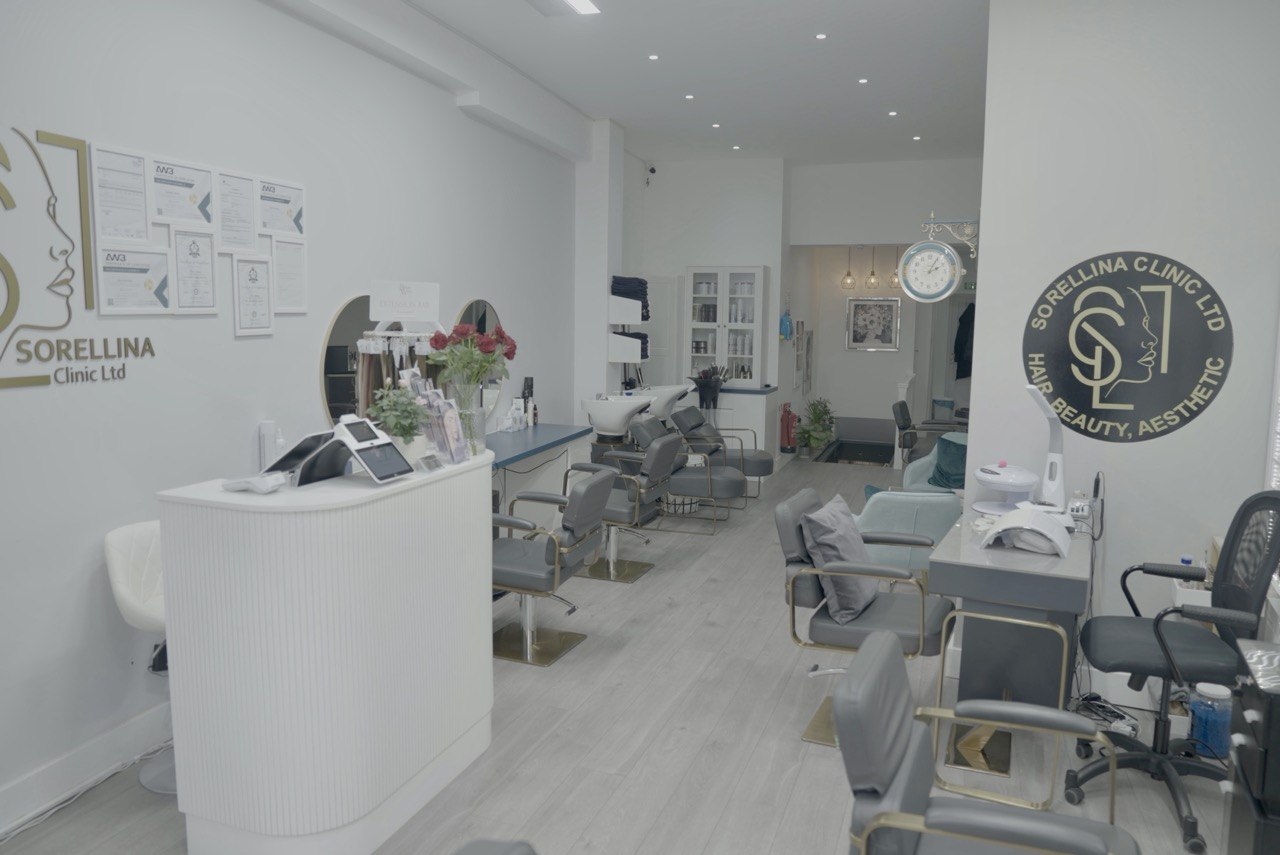 Our AW3® certifications on display at Sorellina Clinic reception